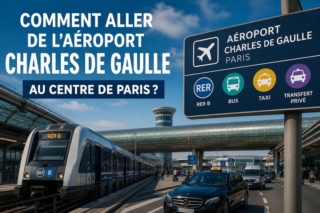 Comment aller de l'aéroport Charles de Gaulle au centre de Paris ?